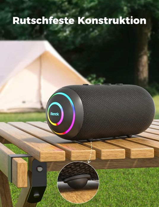 Głośnik Przenośny Łazienkowy Bluetooth Wodoodporny