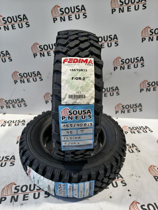 2 pneus Nortenha 155-70R13  Oferta dos Portes