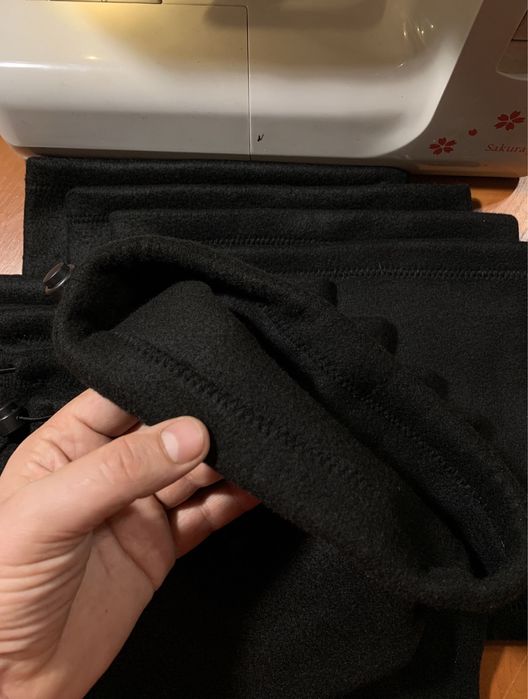 Баф Снуд з флісу двошаровий теплий з резинкою