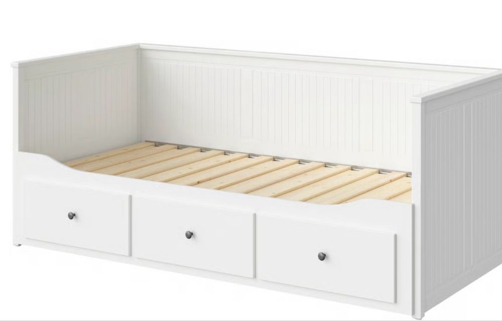 Łóżko 3 szufladowe białe