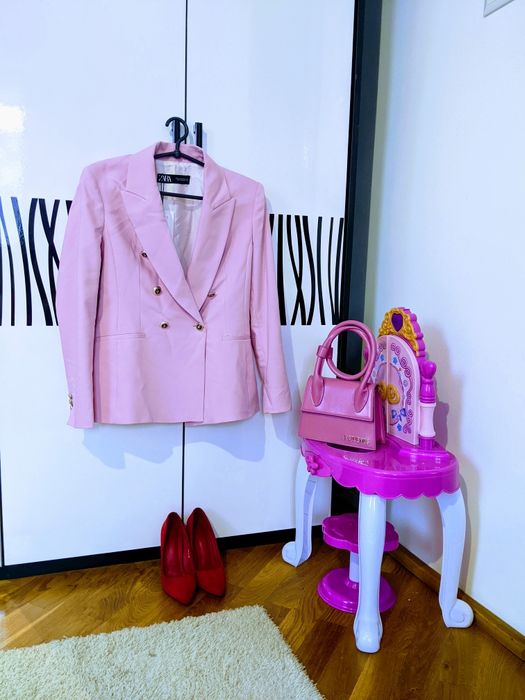 Піджак пиджак Zara розовий