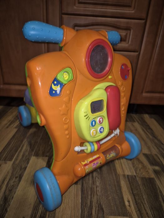 Smiki, Baby Walker, chodzik, pchacz interaktywny, 2w1