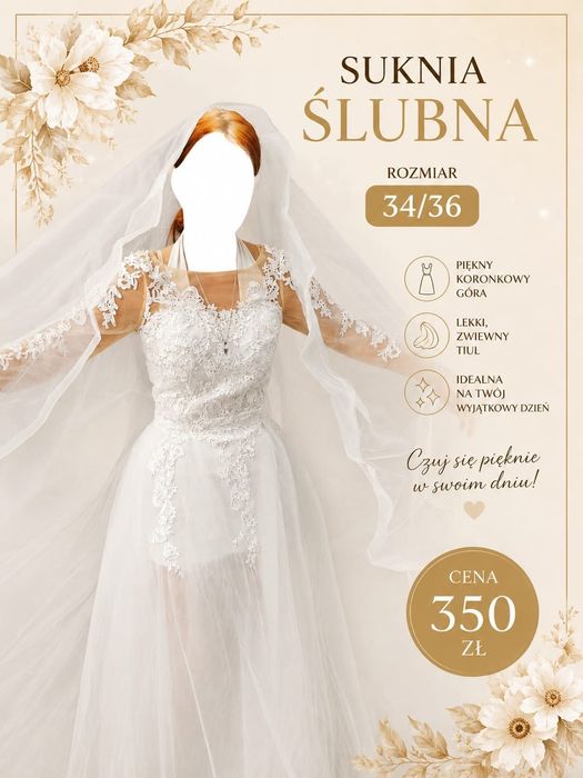 Suknia ślubna piękna