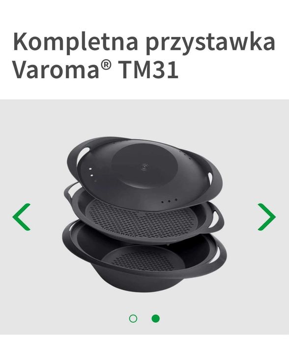 Thermomix varoma gotowanie na parze