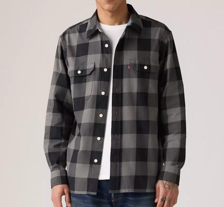 Сорочка картата  Levis рубашка    Levi's