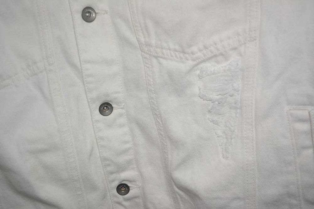 Jeansowa katana z dziurami Reserved XL oversize