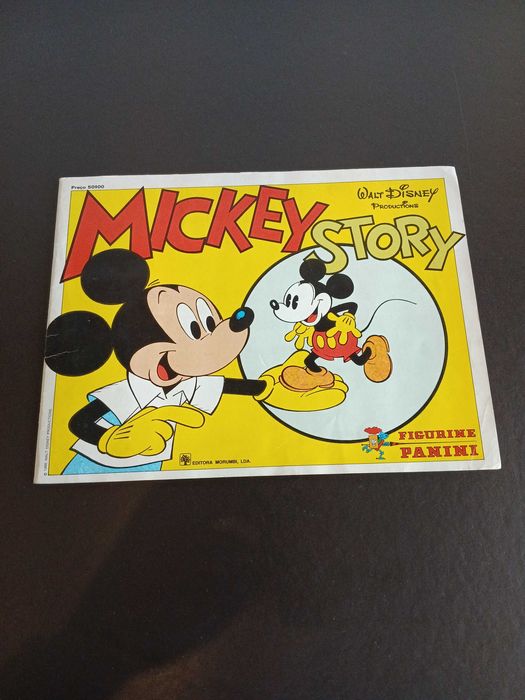 Caderneta Mickey Story incompleta Panini 1985