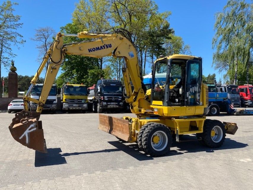 Komatsu PW 118 MR-8  3619- NR-REF., Komatsu PW 118 MR-8 Koparka Kołowa