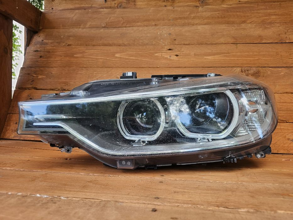 Reflektor lampa przód przednia lewa kierowcy BMW F30 F31 Seria 3 Xenon Led Eu Oryginał