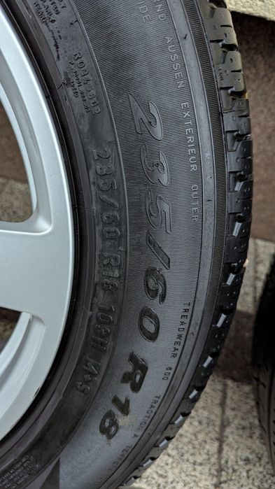 Felgi Porsche 18 Macan 5x112 opony całoroczne Pirelli