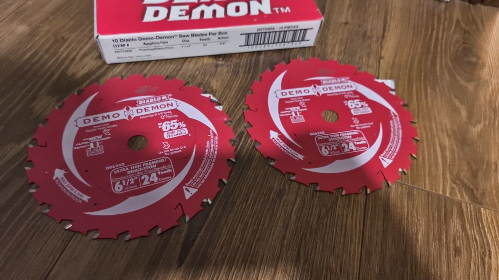 Diablo-Milwaukee  -D0748CF -D0648f-D0724DA-D0724-D0624DA- пильний диск