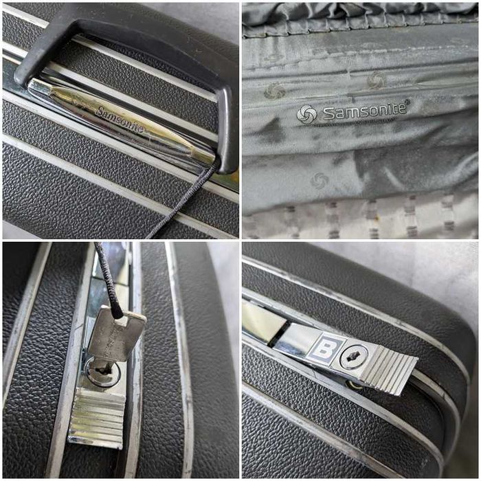 Vintage Samsonite Mala de Viagem Hardshell Hardcase Belgium