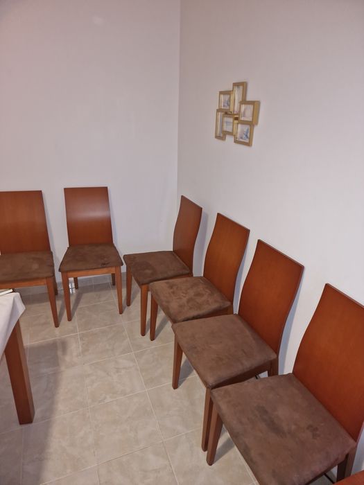 6 cadeiras mesa jantar, cerejeira