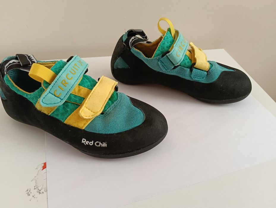 Buty do wspinaczki wspinaczkowe Super stan, Red Chili r. 34