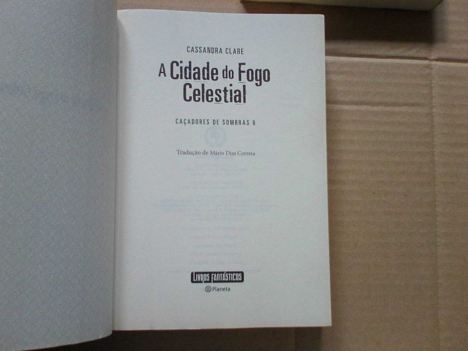 Coleção Caçadores de Sombras 6v.