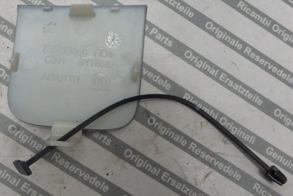 fiat 500 abarth zaślepka zderzaka przód