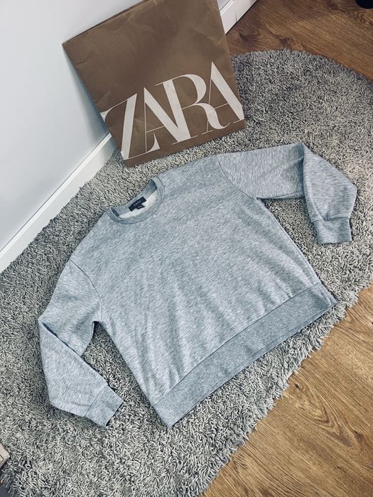 Primark rozm S szara bluza basic crewneck damska basic oversize
