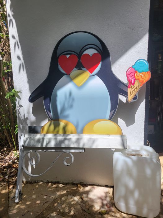 Sinal da loja ex gelataria