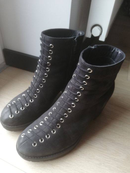 Zimowe botki 7mil skórzane r 37