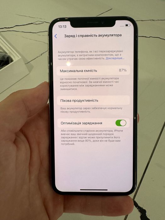 iPhone XS 256GB Neverlock 87% АКБ оригінал, Face ID, True Tone, ідеальний стан