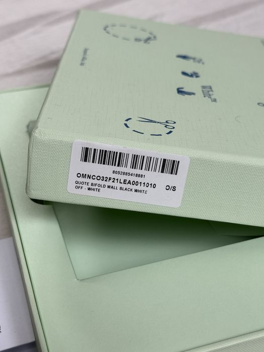 Off White "FOR MONEY" Bifold Wallet