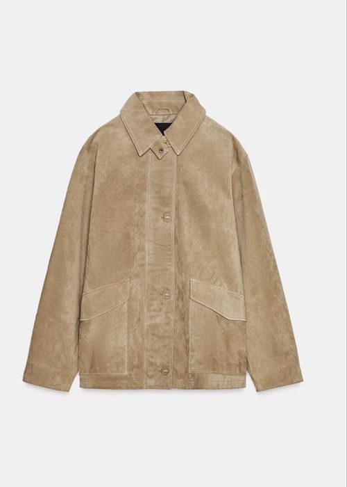 Замшева куртка Zara
