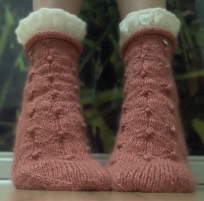 В’язані шкарпетки ручної роботи 37-38р.