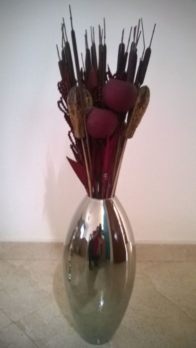 Jarra Spal com Flores secas424541717456506881
