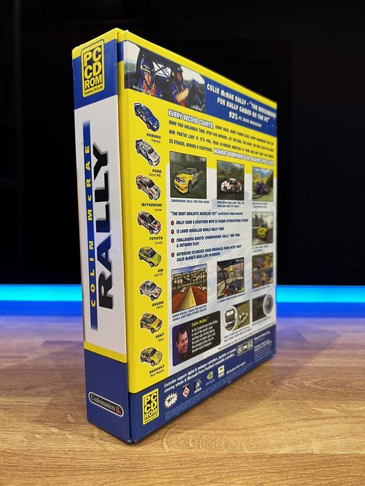 Colin McRae Rally 1 (PC EN 1998) BIG BOX angielskie premierowe wydanie