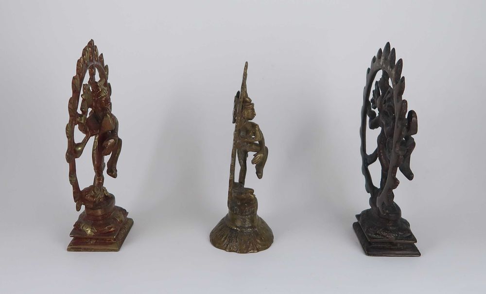 Escultura Shiva Nataraja em latão / bronze, CADA