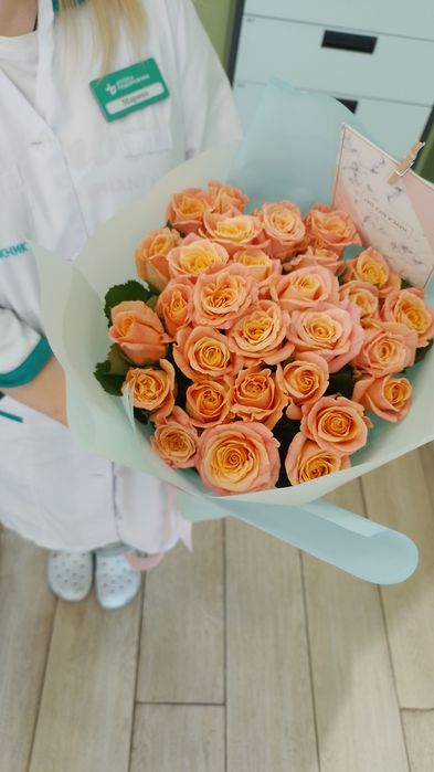 Букет з троянд недорого • Доставка квітів • Квіти від виробника •