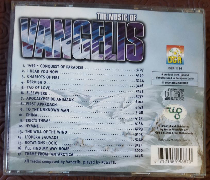 CD -  Vangelis...