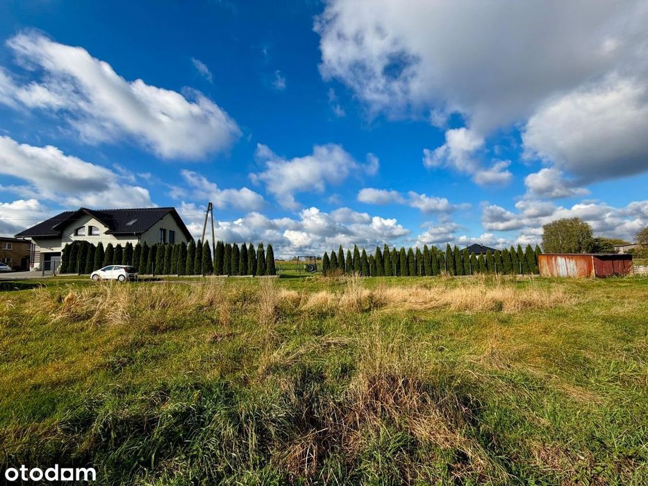 Działka 1188 m² / tylko 4 km od A1!