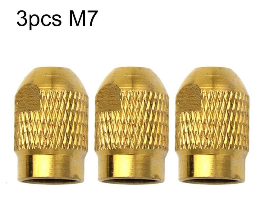 Porcas de mandril/retifica 7mm rosca