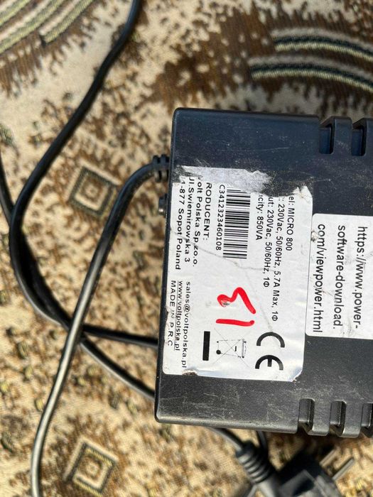 ДБЖ Volt Polska 850VA/480W 9Ah, бесперебійник, UPS