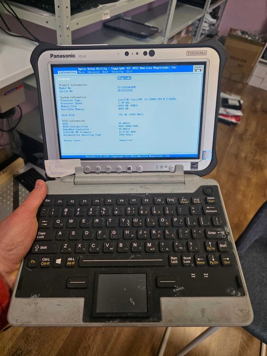 Клавіатура для планшета Panasonic ToughBook FZ-G1 iKey