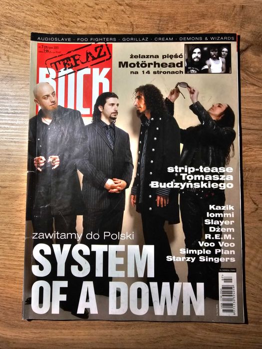 Teraz Rock 7/2005 - System of a Down, Motorhead, Kazik, Foo Fighters