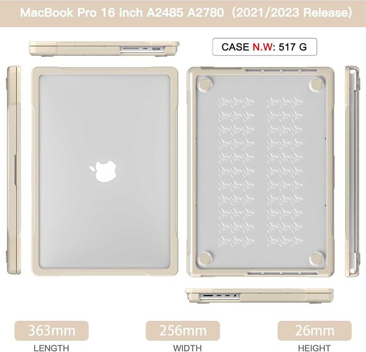 Чохол кейс для MacBook Pro 16 / 2021 / 2023 / 2024 Batianda Ultimate