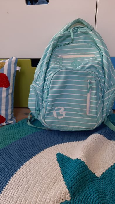 Beckmann plecak jak nowy, miętowy kolor,duży od 3 klasy ,piękny