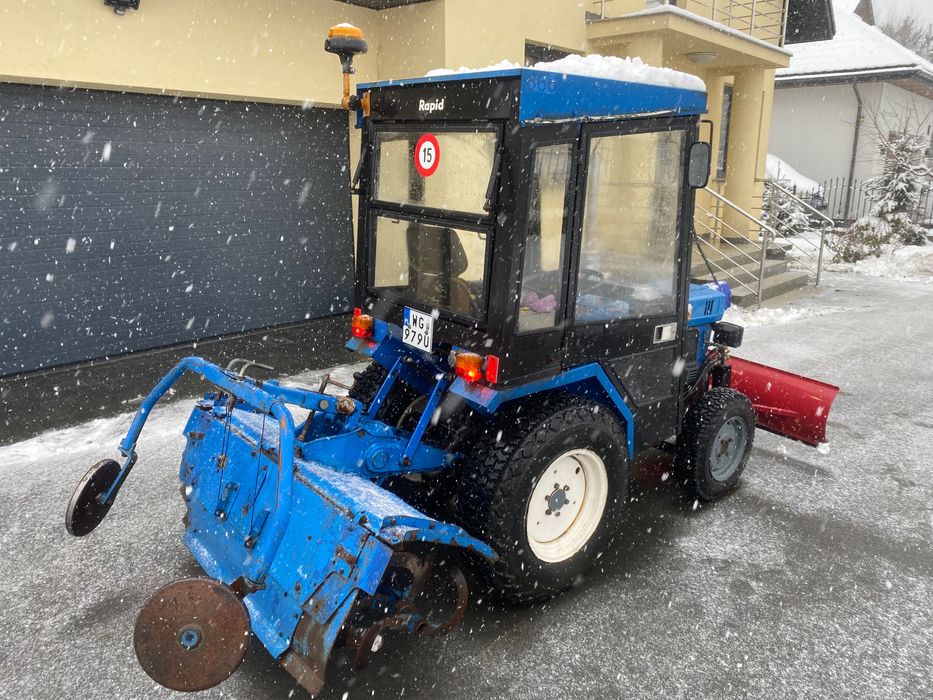 Iseki tx2160 15 KM 4x4 Glebogryzarka Zarejestrowany pług kabina