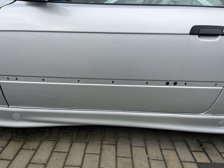 Bmw e36 coupe,cabrio drzwi lewe lift titansilber metallic