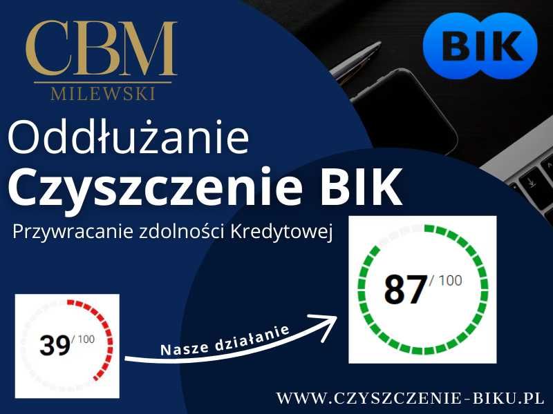 Problem z kredytem? Czyszczenie BIK Przywracanie zdolności kredytowej!