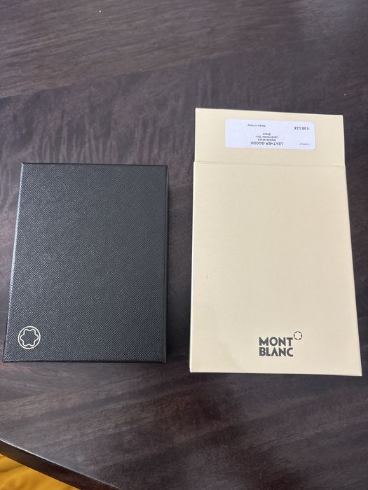Montblanc Porta-cartões em couro