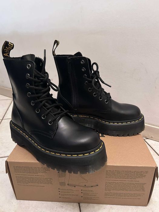 Dr. Martens Jadon platforma czarne | kultowe botki | 39