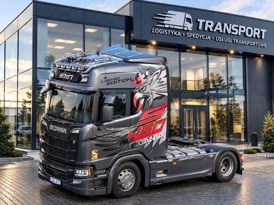 Scania S450 LOW DECK Najbogatsza wersja wyposażenia