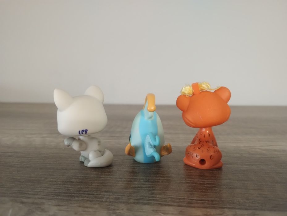 Littlest Pet Shop figurki krab żółwik skalar kotek