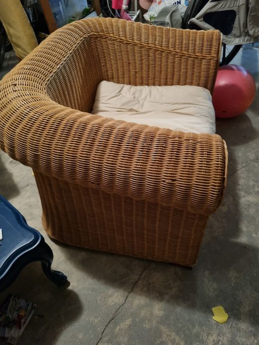 Poltrona de rattan