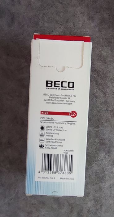 Окуляри для плавання Beco Colombo від 10 - 12 років