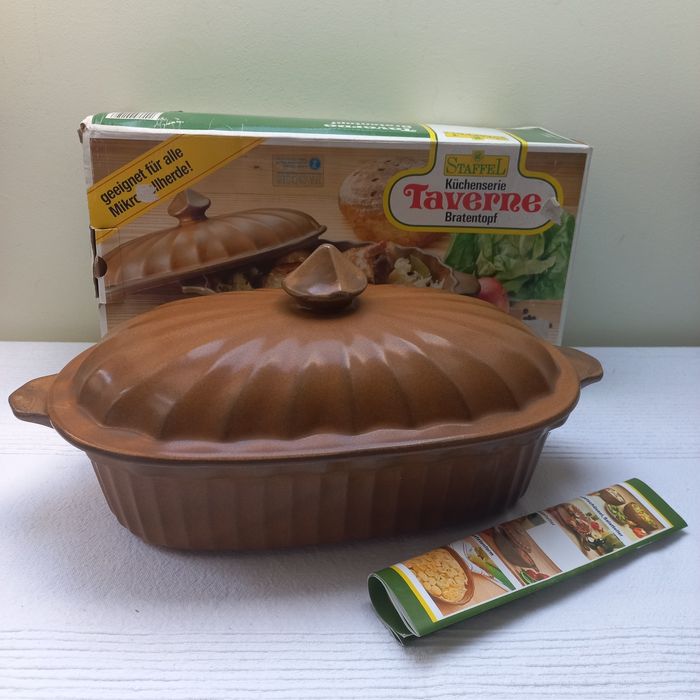 Gerzit naczynie żaroodporne forma do zapiekania do pieczenia duża nowa
