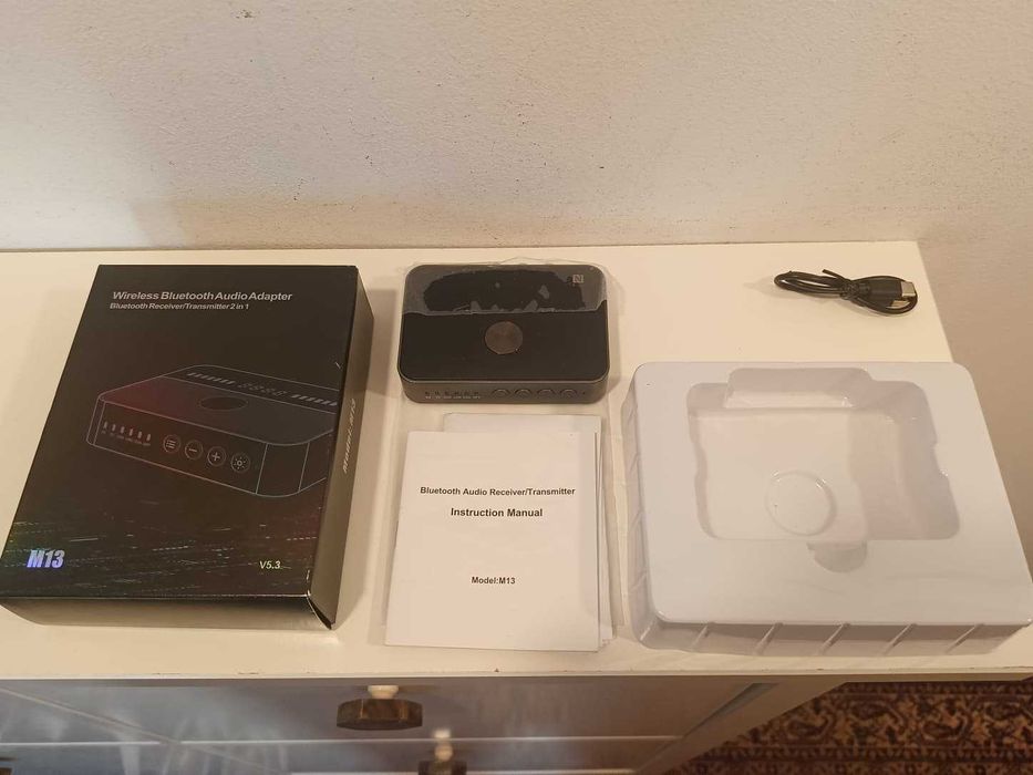 Odbiornik Audio Bluetooth 5.3 NFC - AUX Do Systemów HiFi